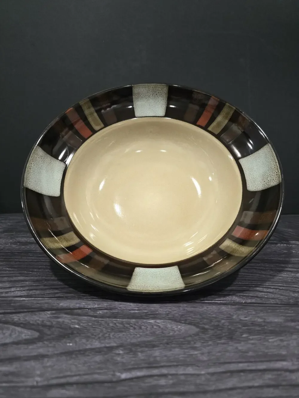 Pfaltzgraff Everyday TAHOE 10” Round Vegetable Serving Bowl - EUC